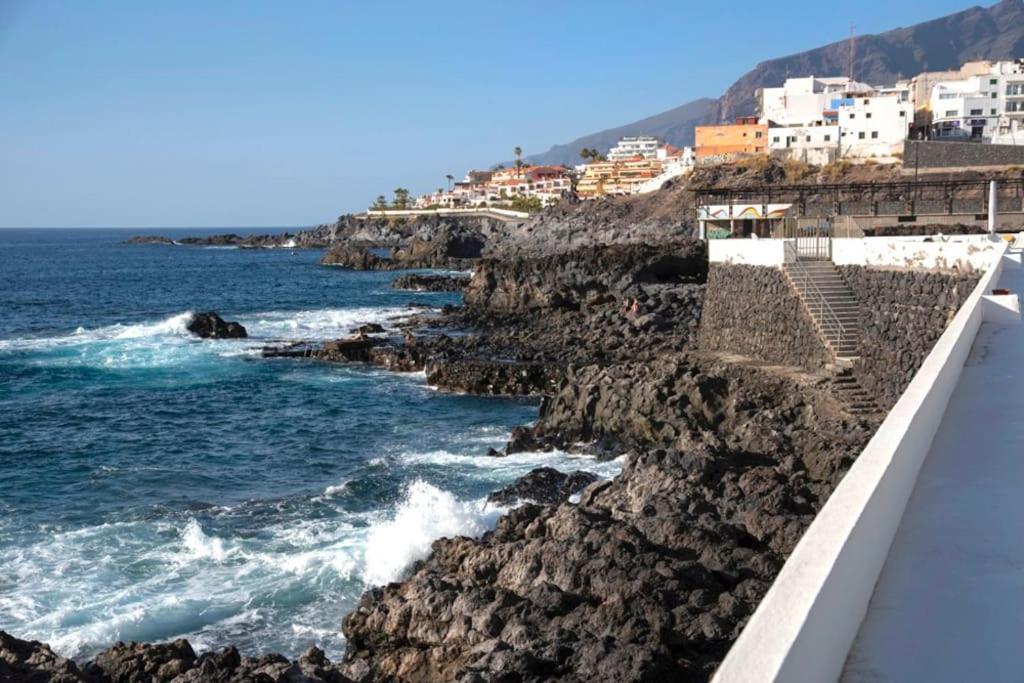 First Line Ocean View Studio Puerto de Santiago  Kültér fotó